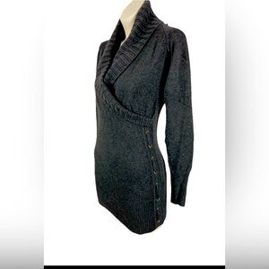 Cache Wool Blend Pullover Sweater – Gray, Size‎ M